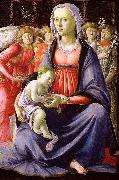 Sandro Botticelli La Vierge et l'Enfant entoures de cinq anges painting